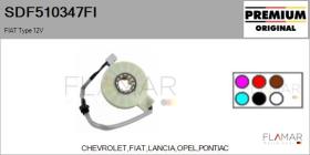 FIAT SDF510347FI - SENSOR ANGULO NUEVO ORIG. FIAT Type 12V