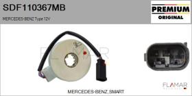 MERCEDES BENZ SDF110367MB - SENSOR ANGULO NUEVO ORIG. MERCEDES-BENZ Type 12V