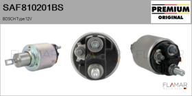 BOSCH SAF810201BS - SOLEN. NUEVO ORIG. BOSCH Type 12V