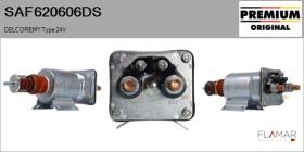 DELCO REMY SAF620606DS - SOLEN. NUEVO ORIG. DELCOREMY Type 24V