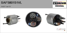 VALEO SAF580151VL - SOLEN. NUEVO ORIG. VALEO Type 12V