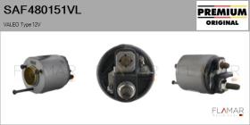 VALEO SAF480151VL - SOLEN. NUEVO ORIG. VALEO Type 12V