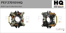 HQ PEF270101HQ - Soporte, escobillas de carbón BOSCH Type 12V 28mm 83mm 23mm