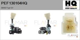 HQ PEF130104HQ - Soporte, escobillas de carbón DENSO Type 12V