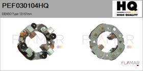 HQ PEF030104HQ - Soporte, escobillas de carbón DENSO Type 12V 61mm