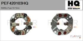HQ PEF420103HQ - Soporte, escobillas de carbón MARELLI Type 12V 72mm