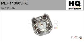 HQ PEF410603HQ - Soporte, escobillas de carbón MARELLI Type 24V