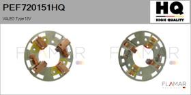 HQ PEF720151HQ - Soporte, escobillas de carbón VALEO Type 12V