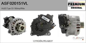 VALEO ASF020151VL - START&STOP NUEVO ORIG. VALEO Type 12V 210Amp