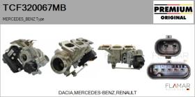 MERCEDES BENZ TCF320067MB - Turbocompresor, sobrealimentación MERCEDES Type