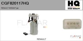 HQ CGF820117HQ - Unidad Alimentacion Combustible Renault-Nissan