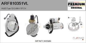 VALEO ARF810351VL - VALEO Type 12V 2,40kW 10T