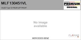 VALEO MLF130451VL - VALEO Type 12V REAR LEFT/RIGHT