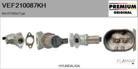 HYUNDAI-KIA VEF210087KH - Valvula EGR
