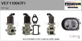 FIAT VEF110047FI - Valvula EGR