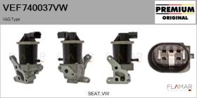 VW VEF740037VW - Valvula EGR