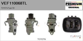 TOYOTA-LEXUS-DAIHATSU VEF110068TL - Valvula EGR