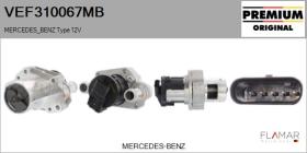 MERCEDES BENZ VEF310067MB - Valvula EGR