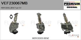 MERCEDES BENZ VEF230067MB - Valvula EGR