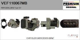 MERCEDES BENZ VEF110067MB - Valvula EGR
