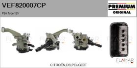 PSA VEF820007CP - Valvula EGR