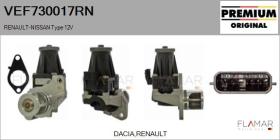 RENAULT NISSAN VEF730017RN - Valvula EGR