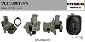 RENAULT NISSAN VEF330017RN - Valvula EGR