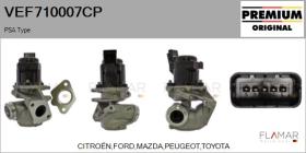 PSA VEF710007CP - Valvula EGR
