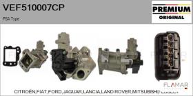 PSA VEF510007CP - Valvula EGR