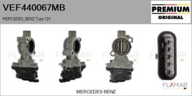 MERCEDES BENZ VEF440067MB - Valvula EGR