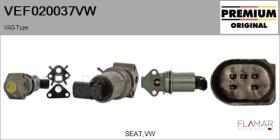 VW VEF020037VW - Valvula EGR