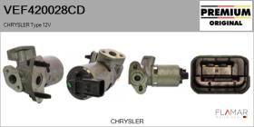 CHRYSLER-DODGE-JEEP VEF420028CD - Valvula EGR