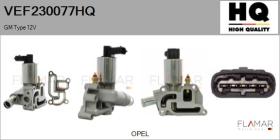 HQ VEF230077HQ - Valvula EGR