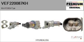 HYUNDAI-KIA VEF220087KH - Valvula EGR