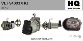 HQ VEF940037HQ - Valvula EGR