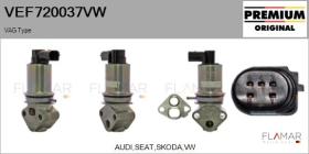 VW VEF720037VW - Valvula EGR