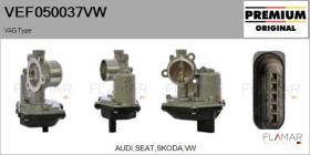VW VEF050037VW - Valvula EGR