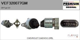 GM VEF320077GM - Valvula EGR