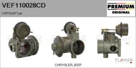 CHRYSLER-DODGE-JEEP VEF110028CD - Valvula EGR