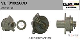 CHRYSLER-DODGE-JEEP VEF810028CD - Valvula EGR