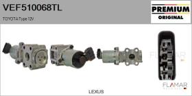 TOYOTA-LEXUS-DAIHATSU VEF510068TL - Valvula EGR