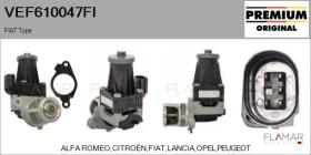 FIAT VEF610047FI - Valvula EGR