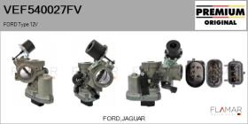 FORD-VOLVO-SAAB VEF540027FV - Valvula EGR