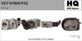 HQ VEF910047HQ - Valvula EGR