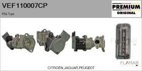 PSA VEF110007CP - Valvula EGR