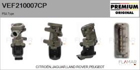 PSA VEF210007CP - Valvula EGR