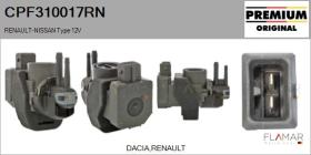 RENAULT NISSAN CPF310017RN - Válvula presion, control de gases de escape