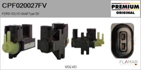 FORD-VOLVO-SAAB CPF020027FV - Válvula presion, control de gases de escape