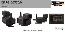 GM CPF510077GM - Válvula presion, control de gases de escape