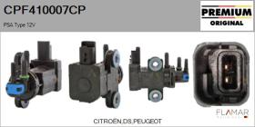 PSA CPF410007CP - Válvula presion, control de gases de escape